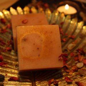 Handmade Rose soap by the house of arthaa